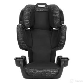 img 4 attached to 🚗 Efficient and Safe: Evenflo GoTime LX Booster Car Seat - Chardon Black