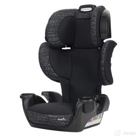 img 2 attached to 🚗 Efficient and Safe: Evenflo GoTime LX Booster Car Seat - Chardon Black