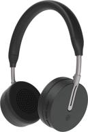 🎧 kygo life a6/500 on-ear bluetooth headphones: aptx® and aac® codecs, 18hr playback, nfc pairing, pro line - black logo