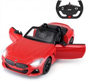 img 4 attached to 1/14 Scale RASTAR BMW Z4 Roadster RC Convertible Car - New Version - 2.4GHz Remote Control - Red
