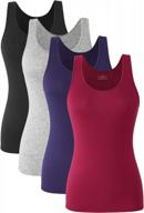 4-pack of orrpally lightweight tank tops for women: essential undershirts and camis логотип