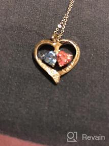 img 8 attached to 🌙 I Love You to The Moon and Back Opal Heart Necklace - Perfect Mother's Gift or Girlfriend Jewelry