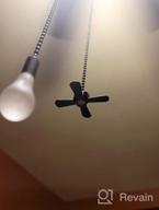 img 1 attached to ORB Ceiling Fan Pull Chain Extension With Light And Fan Cords For Easy Identification - 12 Inch Basic Length review by Adam Townsend