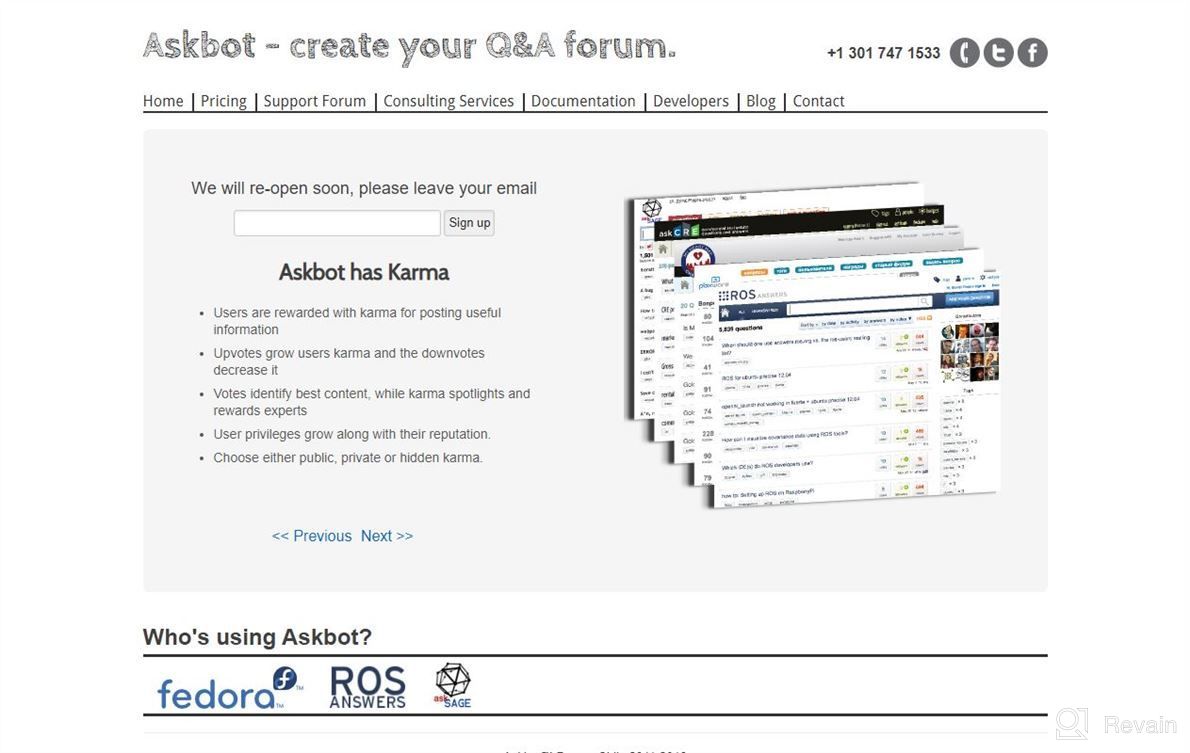 img 1 attached to Askbot review by Mark Hamblin