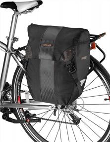 img 3 attached to Ibera PakRak Clip-On Bike Panniers: Quick-Release And Weather-Proof, Perfect For Any Adventure