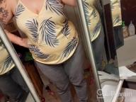 img 1 attached to Women'S Summer Floral V Neck Tank Top By AlvaQ - Casual Sleeveless Shirt review by Eric Jackson