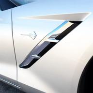 🔧 chrome front fender side body vent for 2014-2018 chevrolet corvette c7 - justautotrim logo