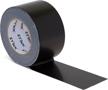 ultimate weather resistant black duct tape - 3" x 60 yd, 7.5 mil thick with pe coating (72mm) logo