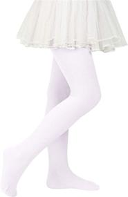 img 4 attached to Ballet Toddler Leggings Elastic Stocking Girls' Clothing ~ Active