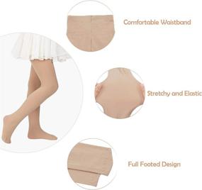 img 1 attached to Ballet Toddler Leggings Elastic Stocking Girls' Clothing ~ Active