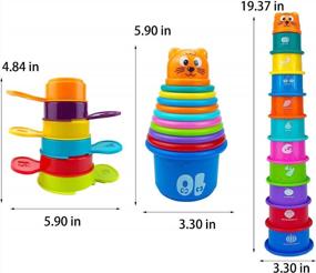 img 1 attached to Ella Dream Multicolor Stacking Educational