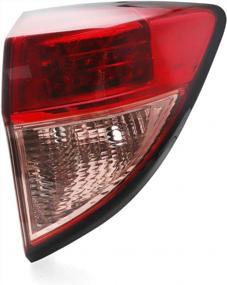 img 3 attached to Compatible With Honda HRV 2016-2018 Rear Outer Taillight Assembly - Passenger Side By MotorFansClub