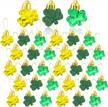 get lucky this st. patrick's day with 30 shamrock ornaments for your party decorations! logo