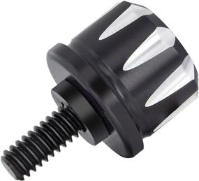 img 4 attached to 🔩 Stainless Steel Black Seat Bolt Screw for Harley Davidson Seat with 1/4&#34;-20 Thread - Amazicha Compatible