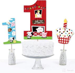 img 2 attached to 1St Birthday Farm Animals Centerpiece