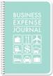 bookfactory business expense ledger book/logbook/journal 112 pages 6"x9" wire-o (bus-110-69cw(business expense)-bx) logo
