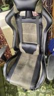 img 1 attached to 🪑 Brabix GT Racer GM-100 Gaming Chair: Black/Grey Imitation Leather Upholstery review by Dagmara Kajdel ᠌