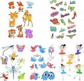 img 2 attached to Assorted Kids Temporary Tattoos - Waterproof Body Art - 150+ Fun And Easy-To-Use Designs - Bulk Pack Of 15 Sheets