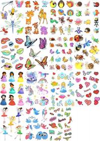 img 3 attached to Assorted Kids Temporary Tattoos - Waterproof Body Art - 150+ Fun And Easy-To-Use Designs - Bulk Pack Of 15 Sheets