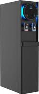 bottleless water cooler hot & cold dispenser for offices & homes - black logo