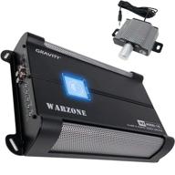 🔊 gravity audio wz4000.1d warzone 4000w class d car amplifier - 1/2/4 ohm stable with remote sub control логотип