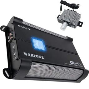 img 4 attached to 🔊 Gravity Audio WZ4000.1D Warzone 4000W Class D Car Amplifier - 1/2/4 Ohm Stable with Remote Sub Control