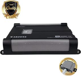 img 2 attached to 🔊 Gravity Audio WZ4000.1D Warzone 4000W Class D Car Amplifier - 1/2/4 Ohm Stable with Remote Sub Control