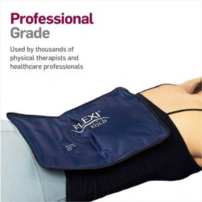 img 2 attached to FlexiKold Gel Ice Pack (Standard Large: 10.5" X 14.5") Reusable Cold Pack For Injuries, Back Pain Relief, Migraine Relief Pad, After Surgery, Postpartum, Headache, Shoulder - 6300-COLD By NatraCure
