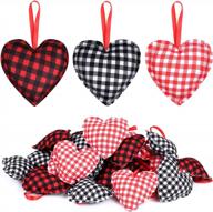 добавьте очарования в свой день святого валентина с коллекцией подвесных украшений в форме сердца от adxco из 24 предметов логотип