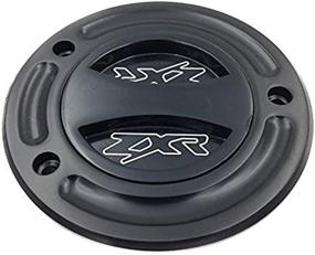 img 1 attached to SMT Gas Cap Fuel - Compatible with Kawasaki ZX14R Z1000/ZX10R/ZX9R/ZX6R/636/ZZR600/650R/ER-6 - Sleek Black [B00RW3P22Y]