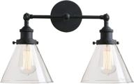 vintage industrial antique 2 lights sconces lighting & ceiling fans best: wall lights логотип