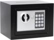 decaller safe box, small digital safe with keypad and 2 emergency keys, lock box for money gun document hiding, home office hotel business applied, 0.17 cubic feet logo