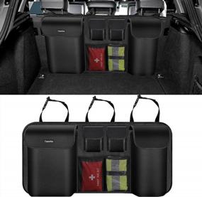 img 3 attached to Защитите свой автомобиль и оставайтесь организованными с нашим огнеупорным органайзером для багажника и местом для хранения на заднем сиденье