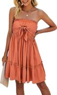 👗 elegant spaghetti pleated dresses for women: ecowish womens clothing collection logo