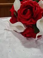 картинка 1 прикреплена к отзыву 20Pcs Lifelike Artificial Calla Lily Flowers Purple For DIY Bridal Bouquet Centerpieces - Veryhome Home Decor (Purple White) от Jason Stokes