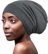 focuscare satin lined sleep slouchy cap curly girl slap headwear gifts for frizzy hair women логотип