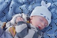 img 1 attached to Baby Boys Girls Zsedrut Newborn Hat Beanie With Bear Rabbit Ears Hospital Cap review by Jake Hillyer