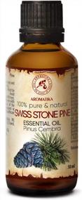 img 4 attached to Pure Swiss Stone Pine Essential Oil - 1.7 Fl Oz (50Ml) - Pinus Cembra - Aromatherapy - Coniferous Christmas Aroma - Ideal For Homescents, Body Relaxation, Diffusers, And Sauna.