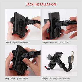 img 2 attached to Rotatable Bike Phone Holder for Outdoor Mountain Biking, 🚲 EScooter, and Motorcycle Riding - Convenient Motorcycle/Bicycle Phone Bracket for Navigation