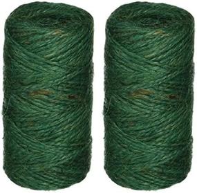 img 4 attached to 🌿 Bond Green Jute Garden Twine - 200ft per Roll (2 Pack), Ideal for Indoor and Outdoor Use (No 337)