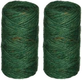 img 3 attached to 🌿 Bond Green Jute Garden Twine - 200ft per Roll (2 Pack), Ideal for Indoor and Outdoor Use (No 337)