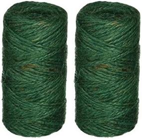 img 2 attached to 🌿 Bond Green Jute Garden Twine - 200ft per Roll (2 Pack), Ideal for Indoor and Outdoor Use (No 337)