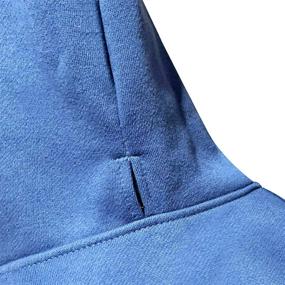 img 1 attached to 🐾 ARUNNERS Large Breed Dog Hoody Clothes: Labrador & Border Collie Blue 4XL Zip Up Hoodies for Dogs