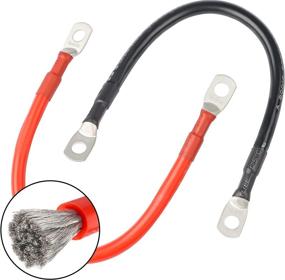 img 4 attached to Screwish Battery Cables Silicone Inverter Car Electronics & Accessories ~ Car Electronics Accessories