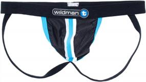 img 1 attached to Бандаж Wildmant Men'S Raw Sport Stripe — нижнее белье, повышающее эффективность для активных мужчин