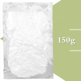 img 3 attached to 150G Recyclable Polyester Fiber Fill Fluff Stuffed Animal Stuffing High Resilience For Crafts Pillows Quilts Pouf Paddings Toys Dolls DIY Christmas Home Decors Projects