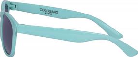 img 2 attached to UV400 Protection Sunglasses For Kids Ages 4-10 With Flexible TPE Frame By COCOSAND