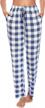 stay cozy and stylish with vlazom women's plaid pajama pants featuring pockets and drawstring logo