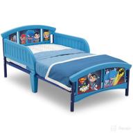 🦸 delta children plastic toddler bed: dc super friends edition featuring batman, superman, cyborg, the flash, and aquaman логотип