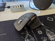 img 1 attached to 🖱️ Logitech MX Master Wireless Mouse: High-Precision Sensor, Easy-Switch up to 3 devices, Meteorite Black review by Lee Damien ᠌